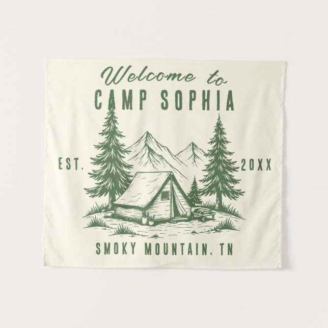 Tapisserie de camp sur mesure - Russe Cabine Mount (Devant (Horizontal))
