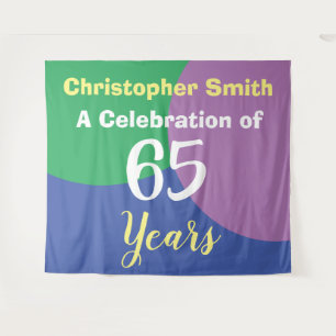 Tapisserie de célébration pour les 65 ans