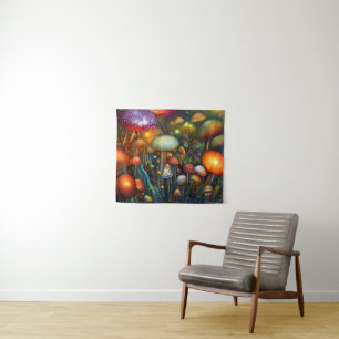 Tapisserie de champignons d'Imaginaire