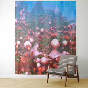Tapisserie de champignons magiques