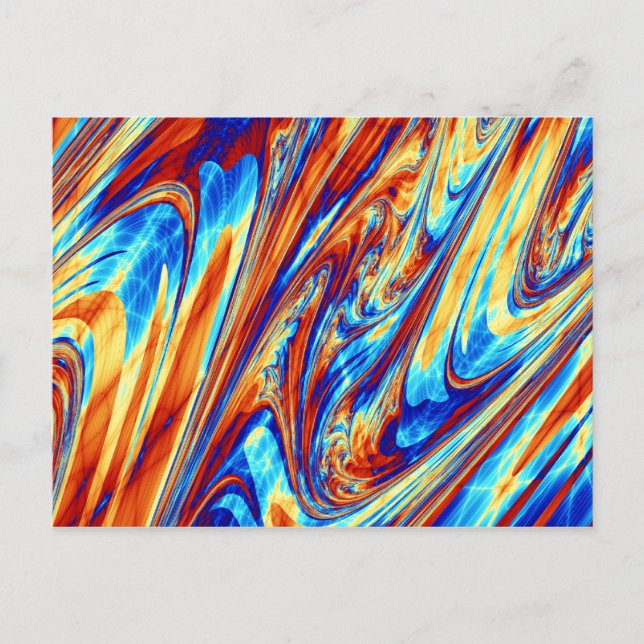 Tapisserie de couleurs Carte postale (Devant)