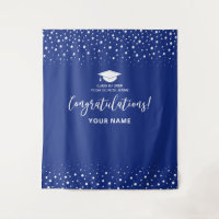 Tapisserie de Félicitations de Remise de Diplôme B