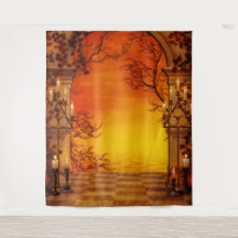 Tapisserie de fond de photo Halloween
