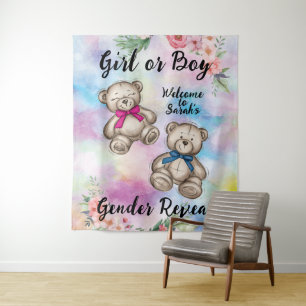 Tapisserie de fond de révélation de genre