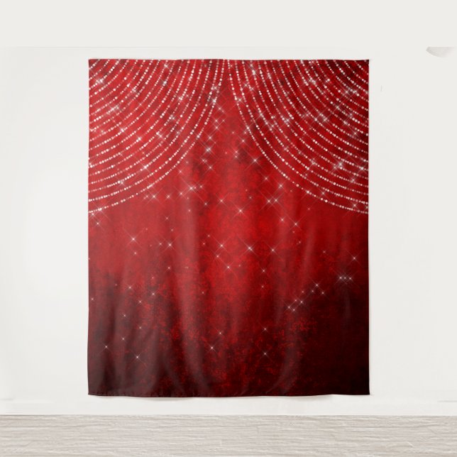 Tapisserie de fond pour photomaton à paillettes ro (Devant)