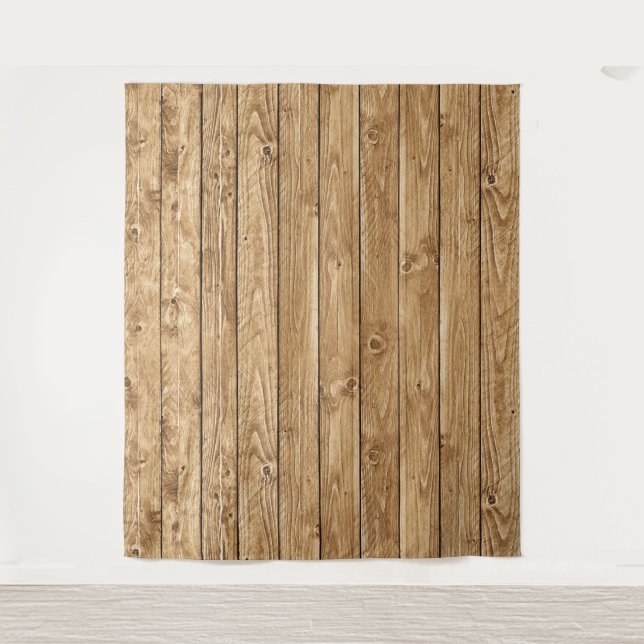 Tapisserie de fond rustique en bois pour photos (Devant)