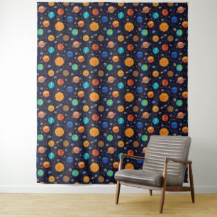Tapisserie de jolies planètes