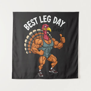 Tapisserie de jour de Thanksgiving pour les jambes