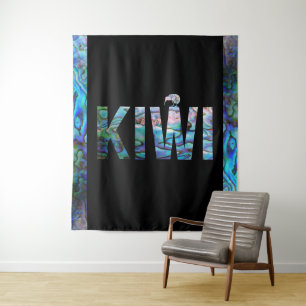 TAPISSERIE DE LA NOUVELLE-ZÉLANDE KIWI PAUA