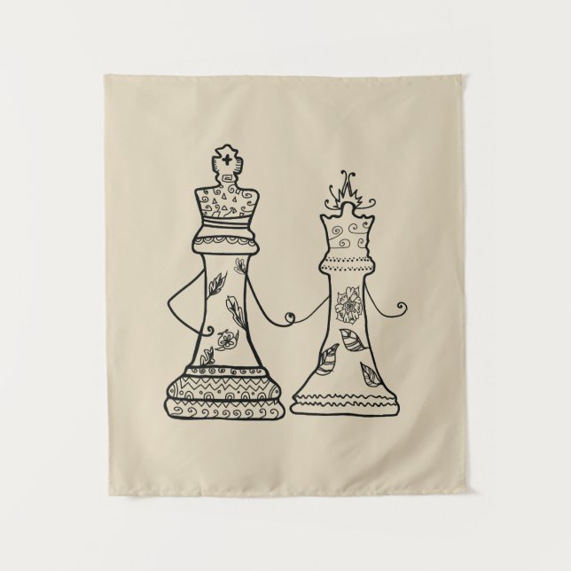 Tapisserie de la Reine et du Roi (Devant)