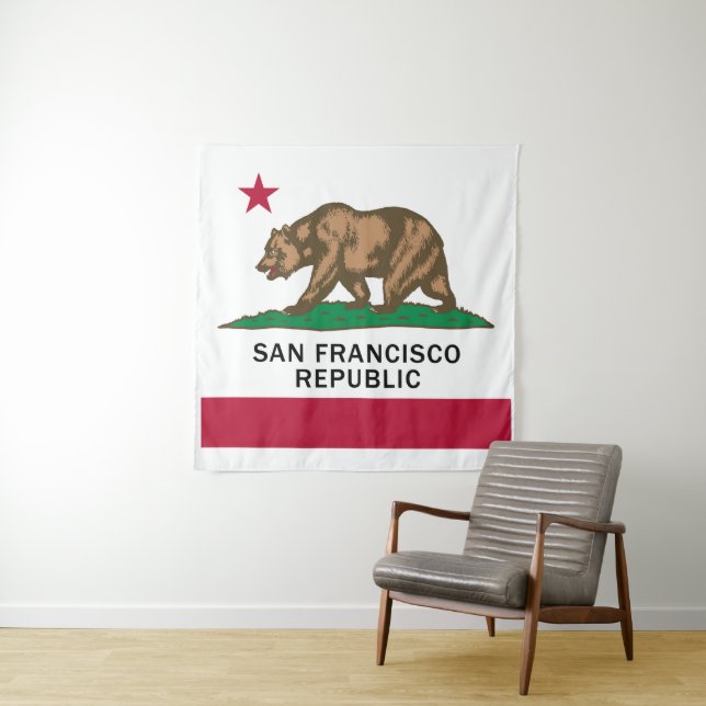 Tapisserie de la République de San Francisco (En situation)