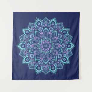 Tapisserie de mandala de marine