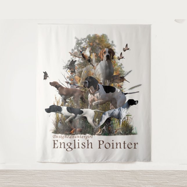 Tapisserie de pointeur anglais (Devant)