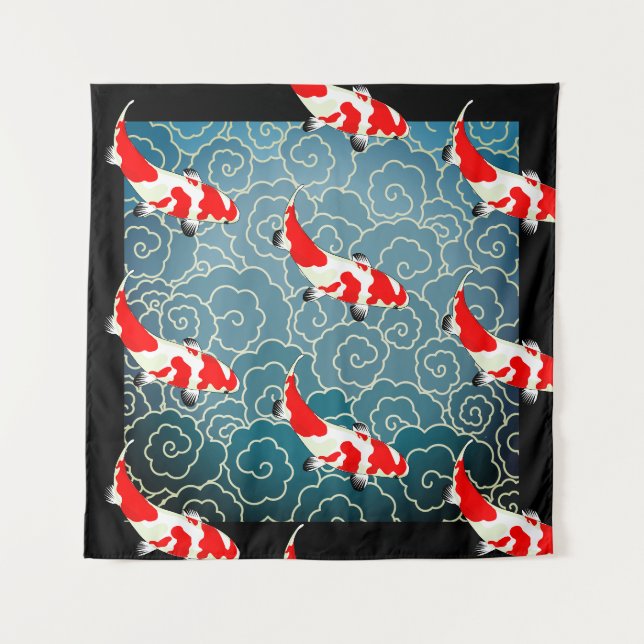 Tapisserie de POISSON JAPONAIS KOI (Devant)