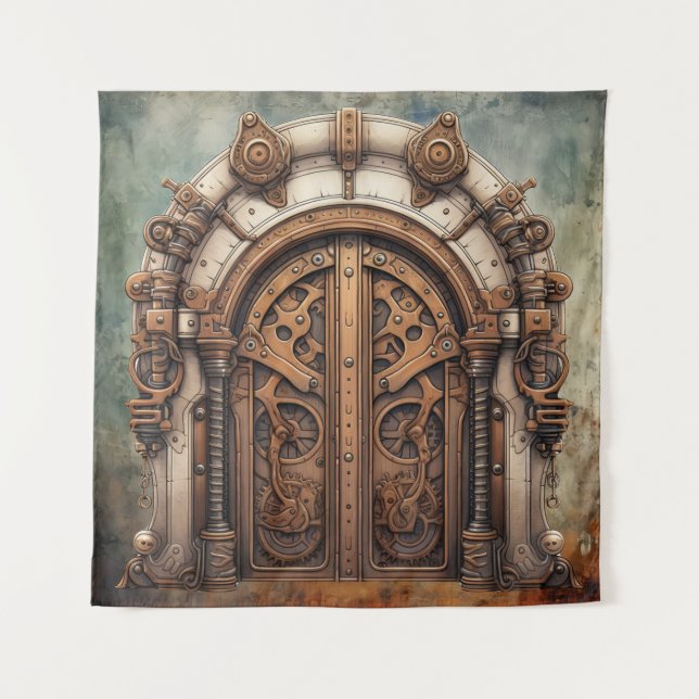 Tapisserie de porte en vapeur (Devant)