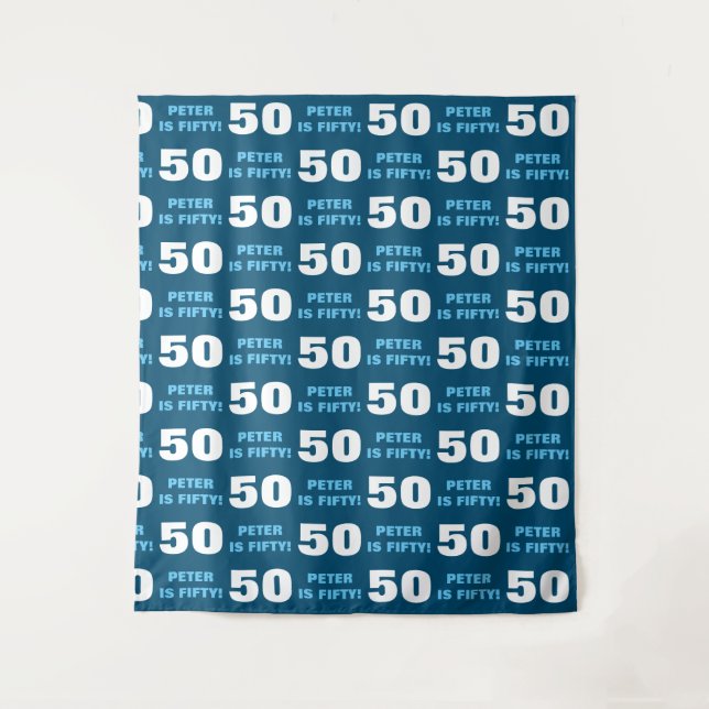 Tapisserie de répétition de pas pour fête d'annive (Devant)