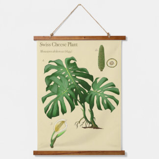 Tapisserie de tapisserie murale botanique Monstera