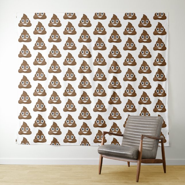 Tapisserie d'emoji de dunette (En situation (horizontale))