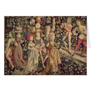 Tapisserie dépeignant des danseurs et des