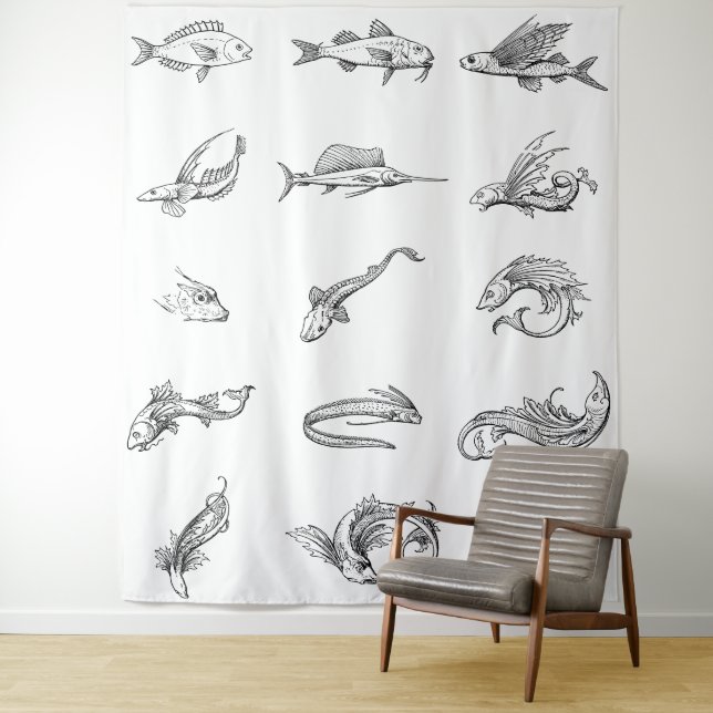 Tapisserie des rêves des pêcheurs (En situation)