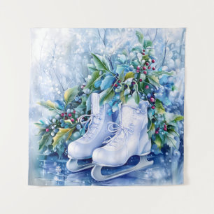 Tapisserie d'hiver bleu