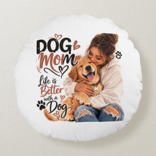 Tapisserie Dog Mom Coussin de Teddy Bear Mignon