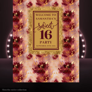 Tapisserie d'or chic Sweet sixteen Brousse Bourgog
