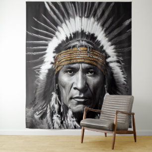 Tapisserie d'origine américaine Iroquois
