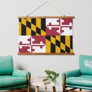 Tapisserie du Maryland patriotique, drapeau du Mar