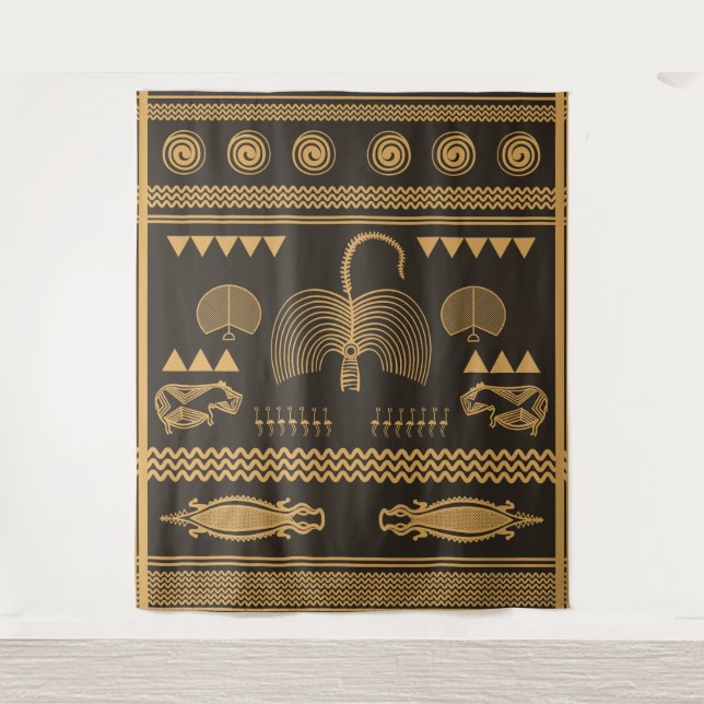 Tapisserie du Nil égyptien prédynastique (Devant)