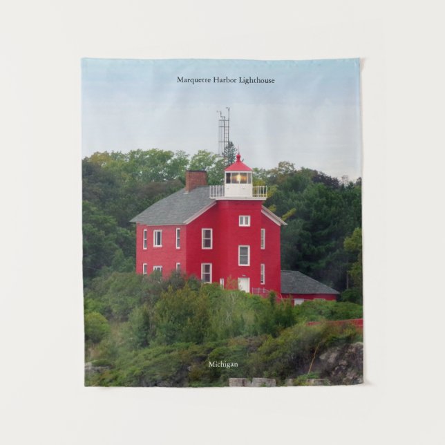 Tapisserie du phare de Marquette Harbour (Devant)