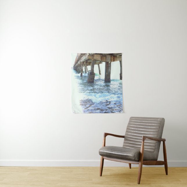 TAPISSERIE "EAU SOUS LE PONT" (50 po x 60 po) (En situation)