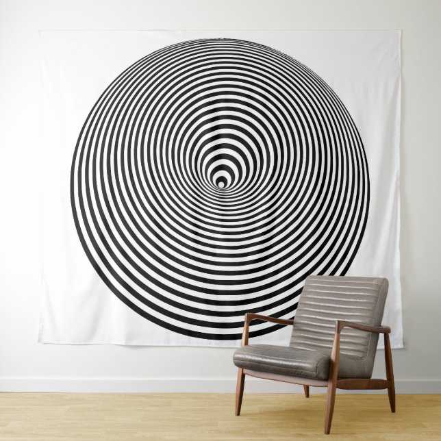 Tapisserie en spirale (En situation (horizontale))