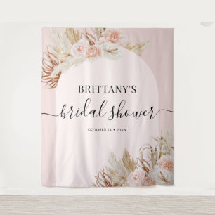 Tapisserie Fête des mariées Pampas Rose