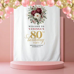 Tapisserie Florale de Bourgogne pour 80e Anniversa