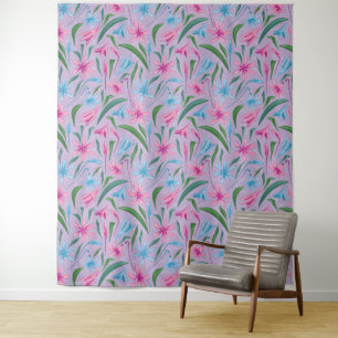 Tapisserie florale personnalisée