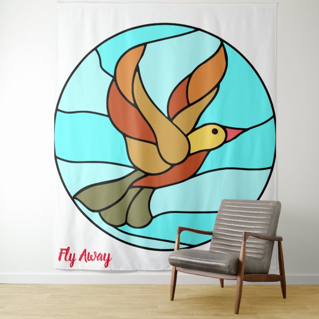 Tapisserie Fly Aaway (En situation)