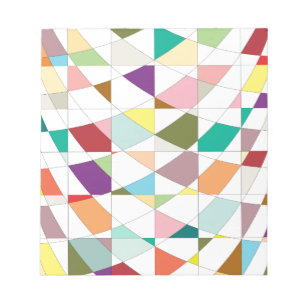 Tapisserie für abstrakte Farben Notizblock