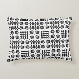 Tapisserie galloise Faux Coussin d'accents noir et