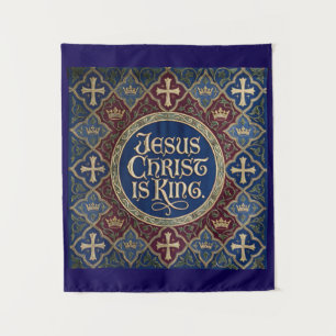 Tapisserie inspirée du christianisme 'Jésus-Christ