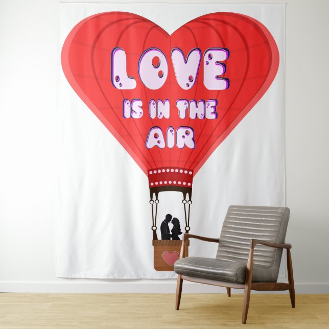 Tapisserie L'amour est dans l'air (En situation)