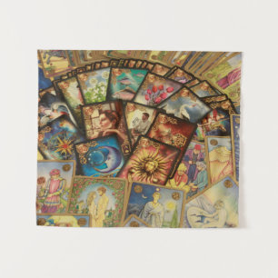 Tapisserie mit Tarot Wandteppich