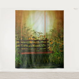 Tapisserie mit verzaubertem Foto Wandteppich