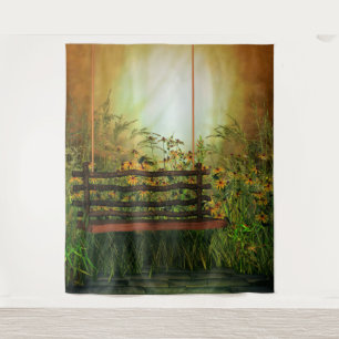 Tapisserie mit verzaubertem Foto Wandteppich