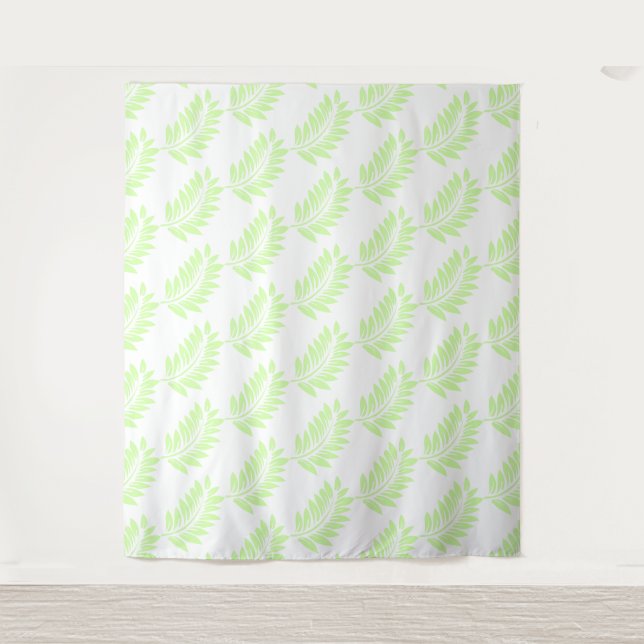 Tapisserie Motif à feuille de palme tropicale (Devant)