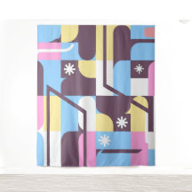 Tapisserie Motif moderne géométrique 1