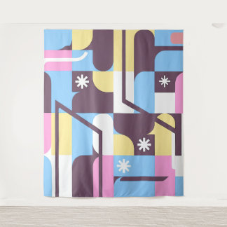 Tapisserie Motif moderne géométrique 1