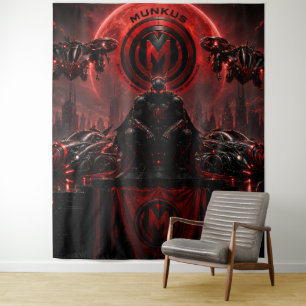 tapisserie munkus/League of Kings lune cramoisie