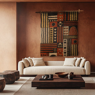 Tapisserie Murale à Motif de Brocart Africain Mode
