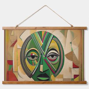 Tapisserie murale Abstraite coupée en bois par Mel